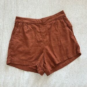 Abercrombie & Fitch Linen Shorts (Size Large)